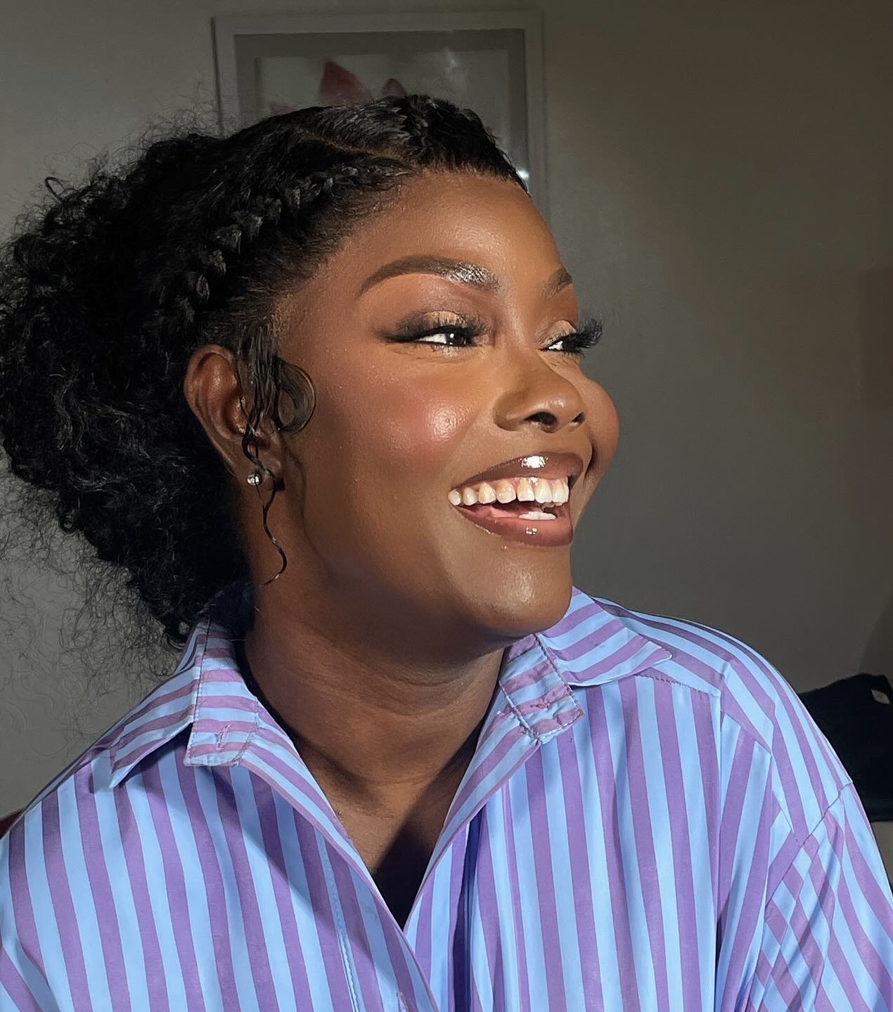Radiant smiling portrait with soft glam